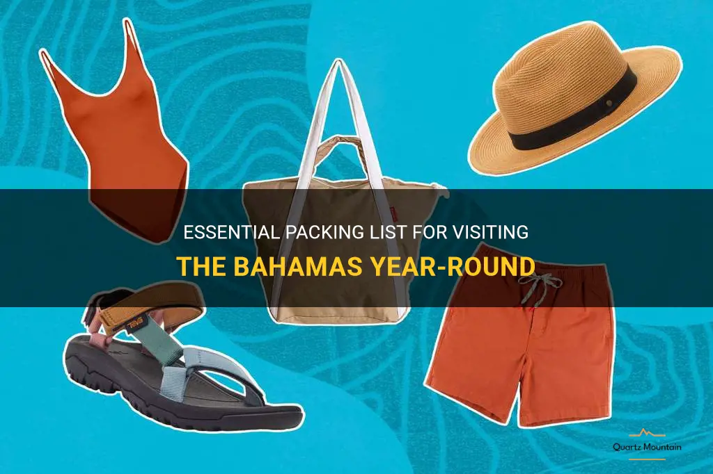 what to pack when going to the bahamas year around