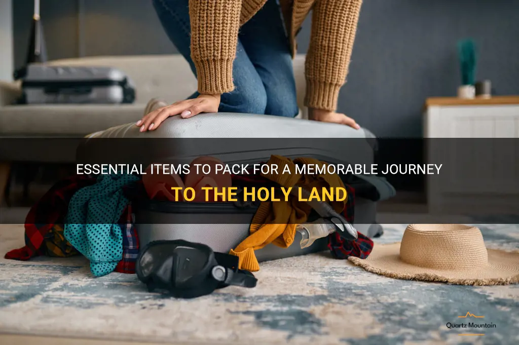what to pack when going to the holy land