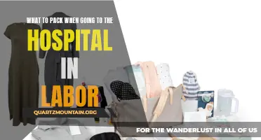 Essential Items to Pack for a Hospital Stay During Labor