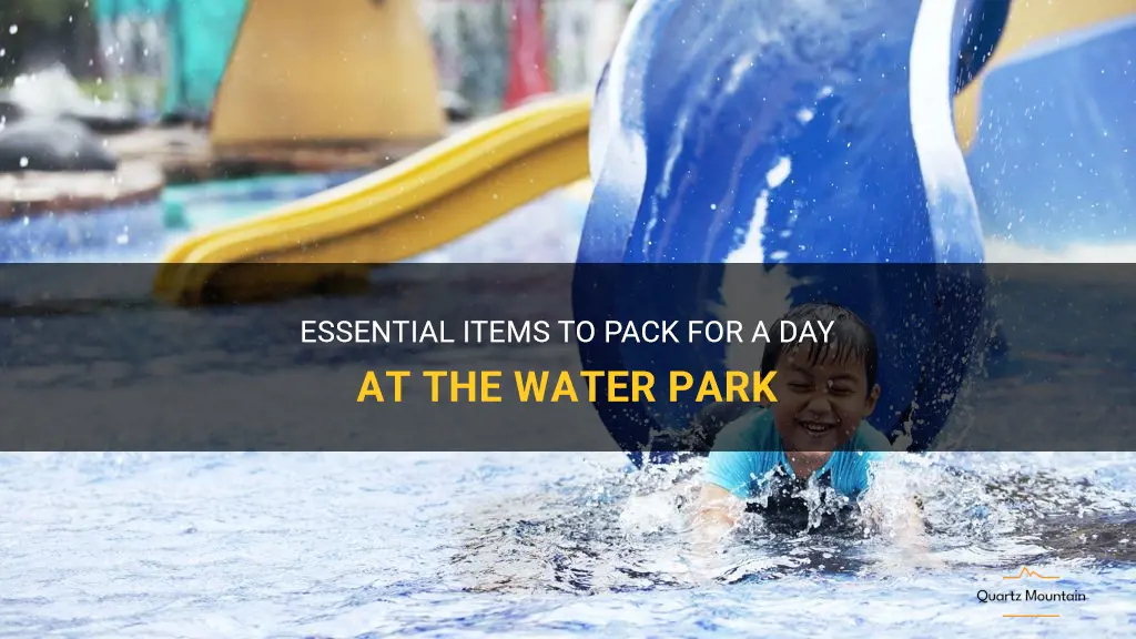 what to pack when going to the water park
