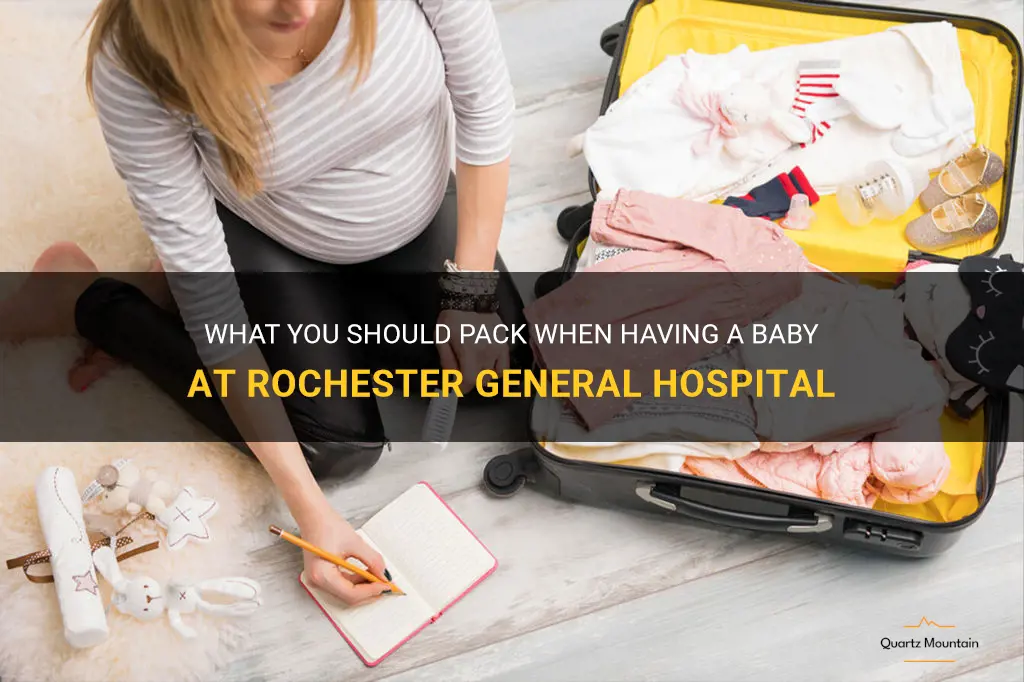 what to pack when having baby rochester general hospital