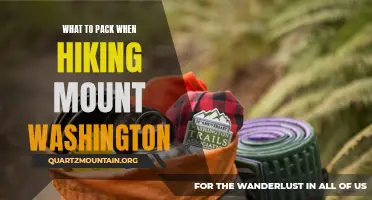 Essential Items to Pack When Hiking Mount Washington: A Comprehensive Guide