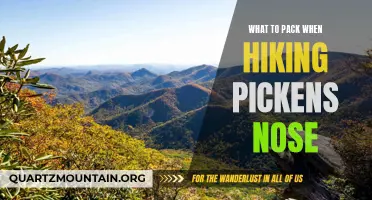Essential Hiking Gear for Conquering Pickens Nose: What to Pack