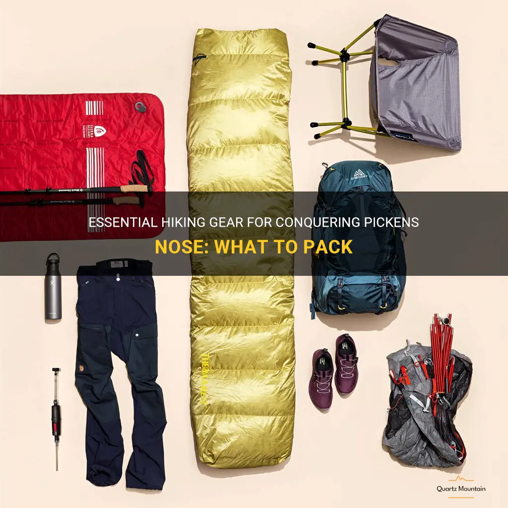 what to pack when hiking pickens nose