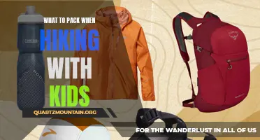 Essential Items to Pack for a Memorable Hiking Adventure with Kids