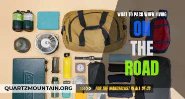 Essential Items to Pack for Life on the Road