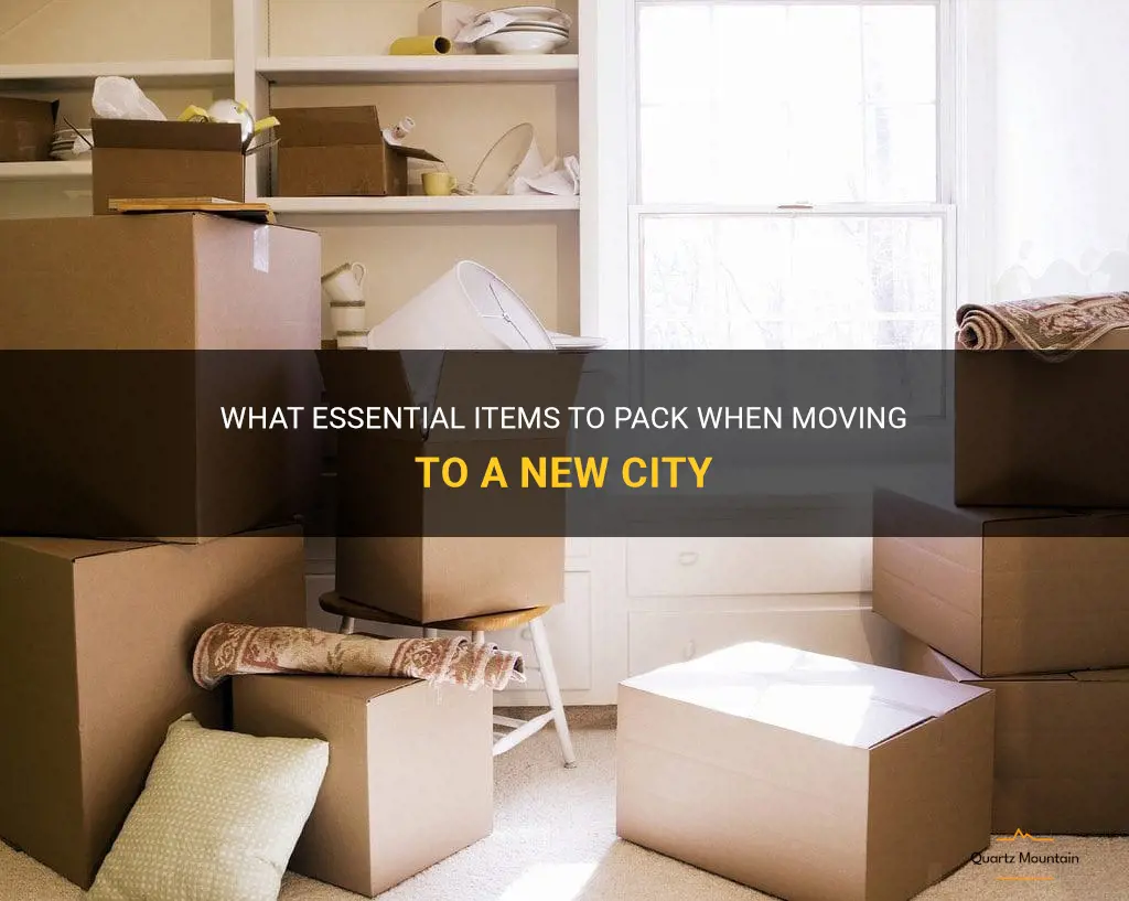 what to pack when moving to a new city
