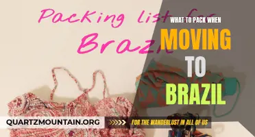 Essential Items to Pack When Moving to Brazil