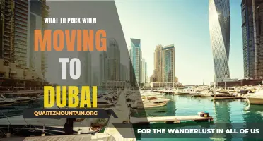 Essential Items to Pack When Moving to Dubai