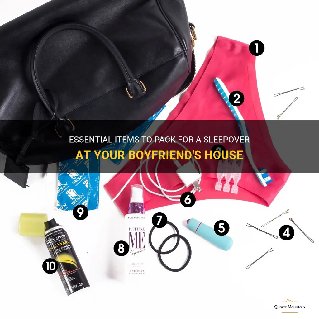 what to pack when sleeping over at boyfriend
