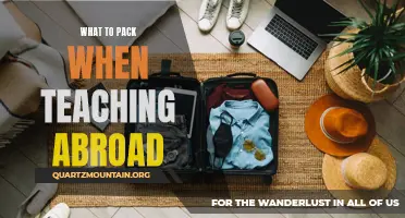 Essential Items to Pack for Teaching Abroad: A Comprehensive Guide