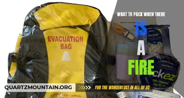 Essential Items to Pack When Preparing for a Fire Emergency