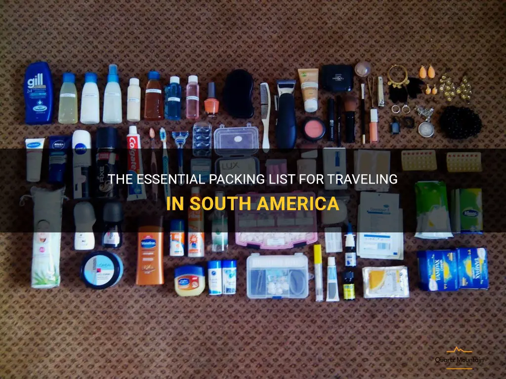 what to pack when traveling south america