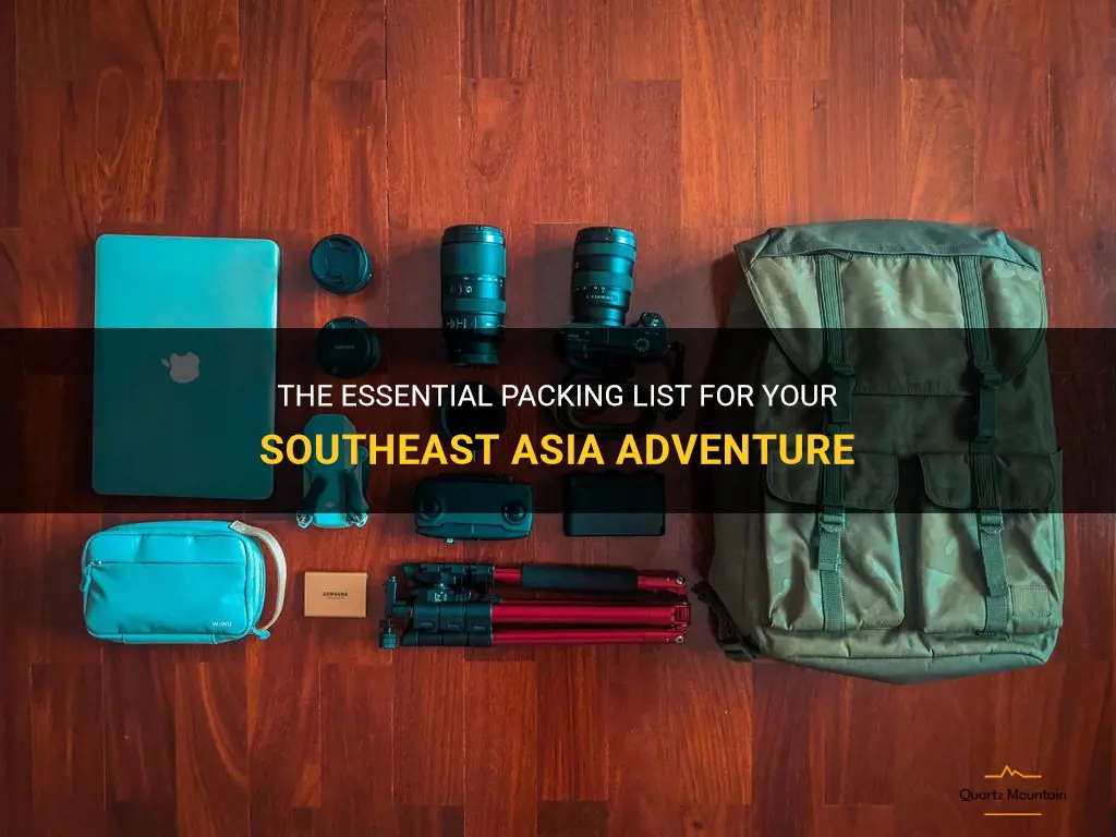 what to pack when traveling southeast asia