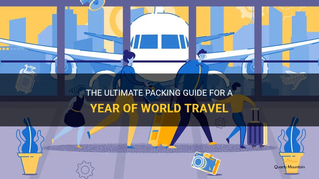 what to pack when traveling the world for a year