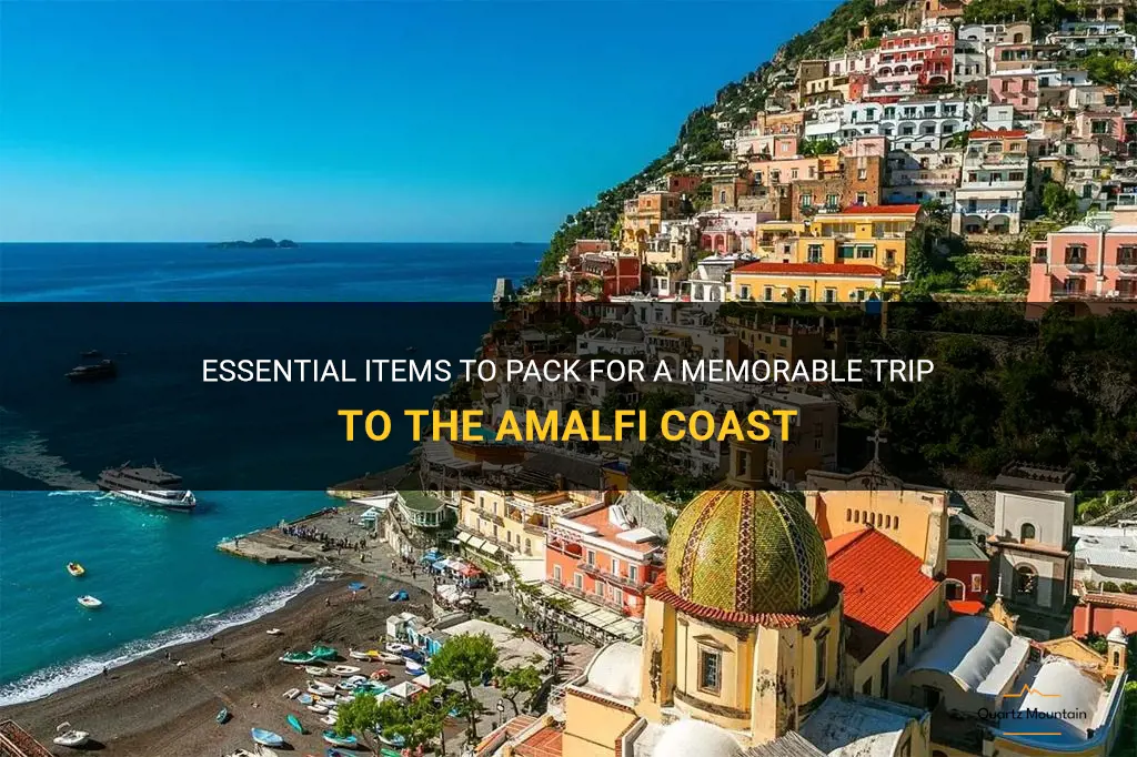 what to pack when traveling to amalfi coast