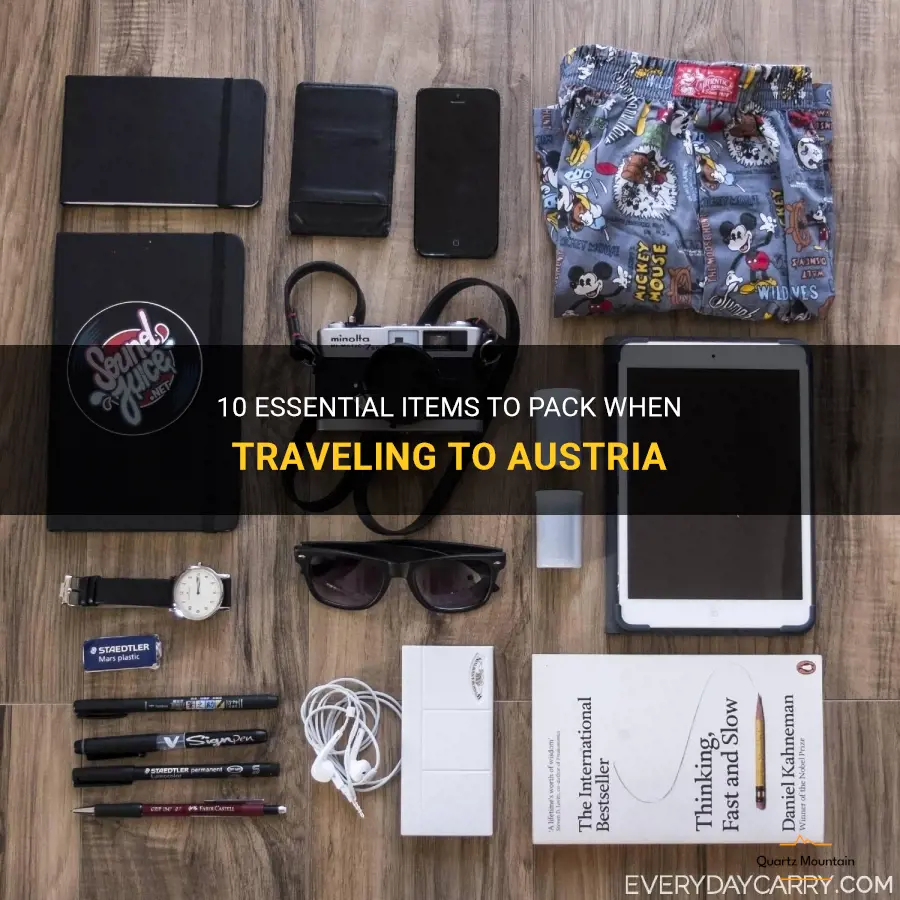 what to pack when traveling to austria