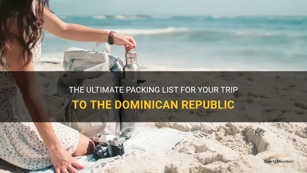 what to pack when traveling to dominican republic