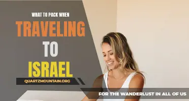 Essential Items to Pack for Your Trip to Israel