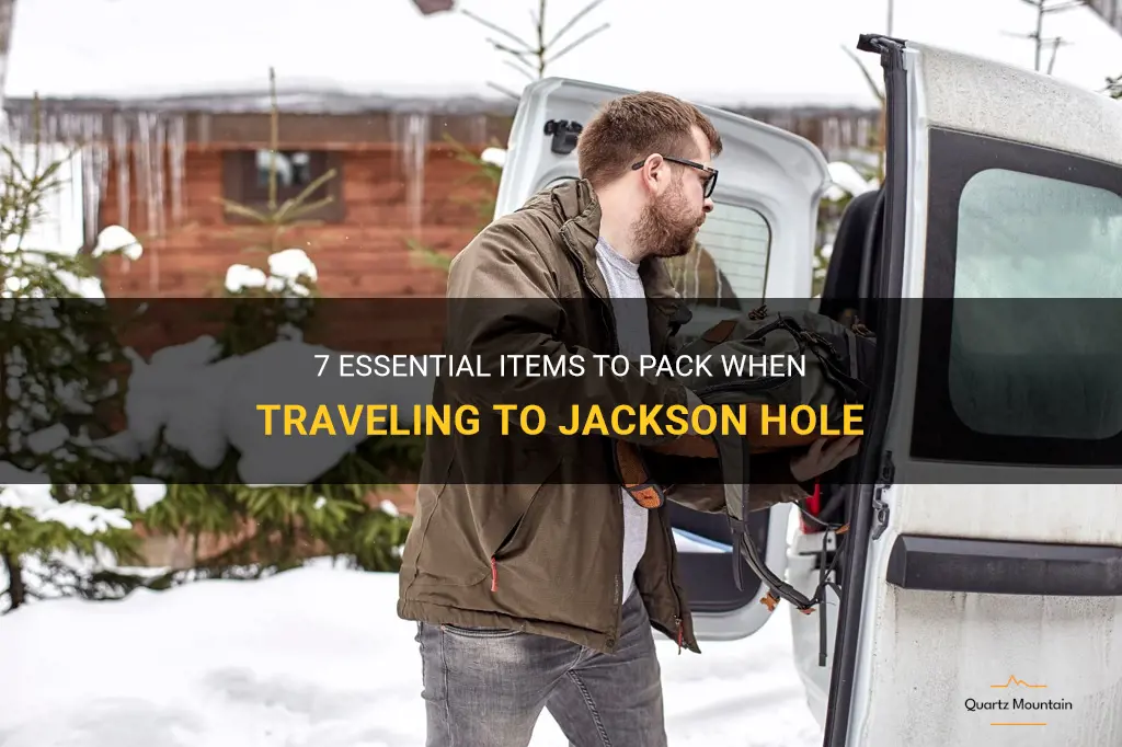 what to pack when traveling to jackson hole