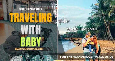 Essential Items to Pack When Traveling with a Baby