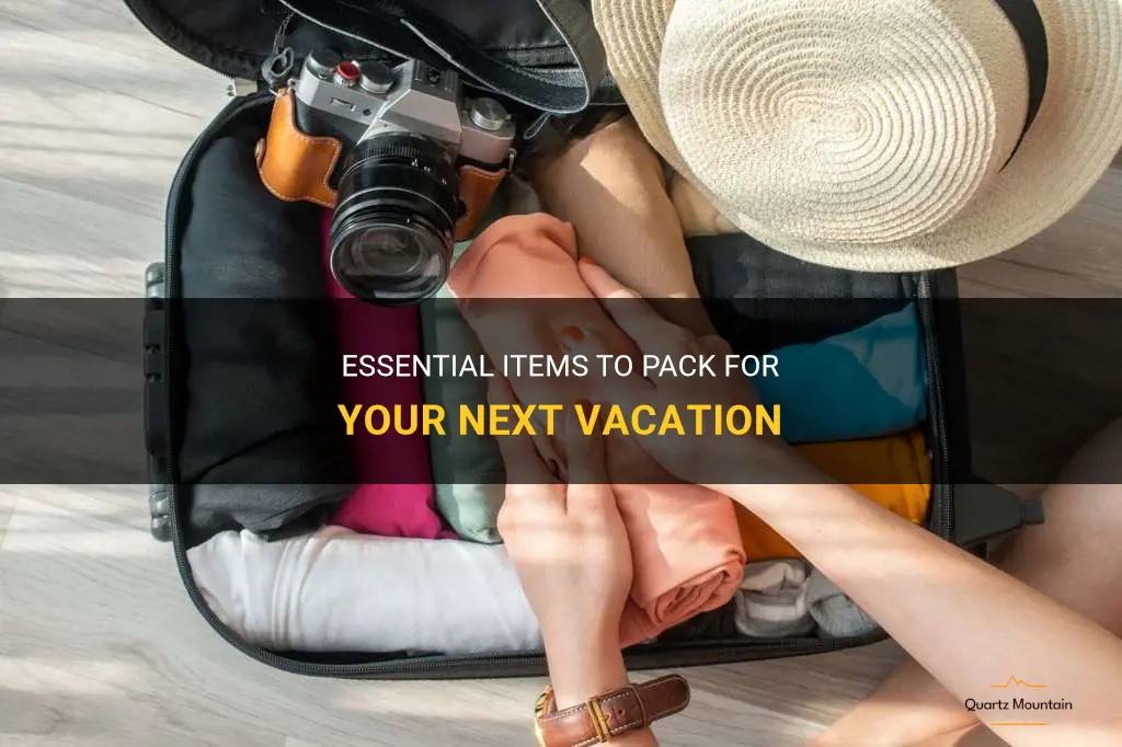 what to pack when you are going on holiday