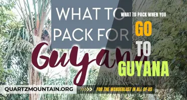 Essential Items to Pack for Your Guyana Adventure