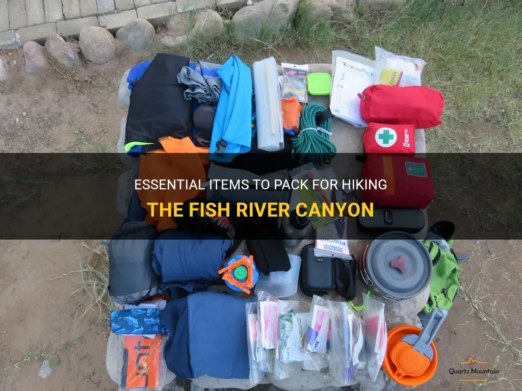 what to pack when you hike the fish river canyon