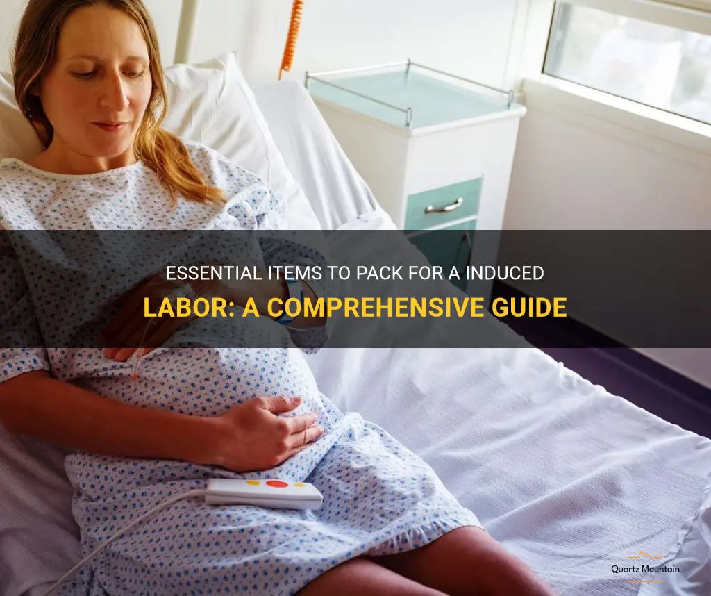 what to pack when your being induced