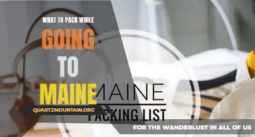 Essential Items to Pack for a Trip to Maine