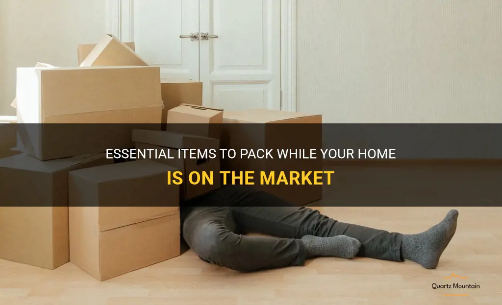 what to pack while home is on market