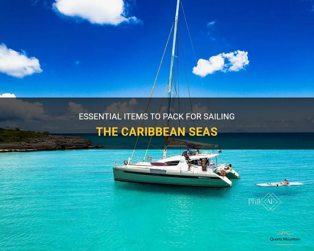 what to pack while sailing around caribbean