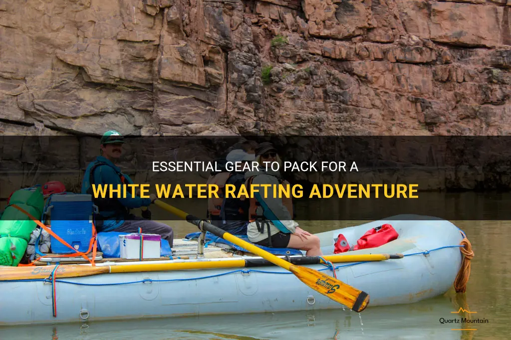 what to pack white water rafting
