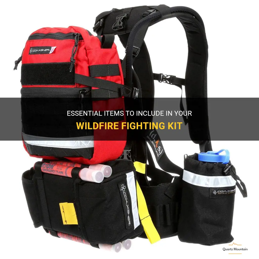what to pack wildfire fighting