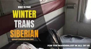Essential Items to Pack for a Winter Trans-Siberian Journey