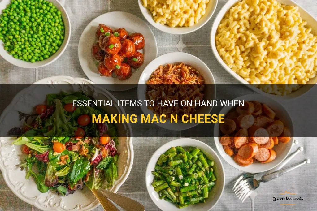 what to pack with mac n cheese