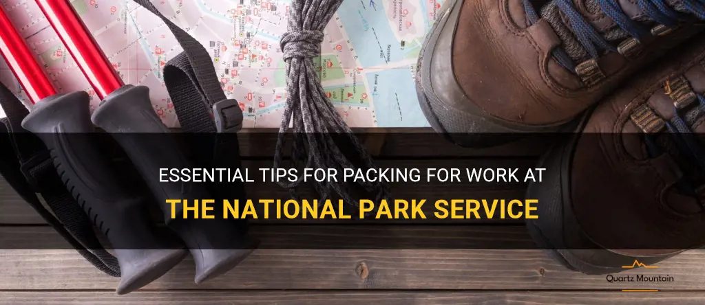 what to pack working national park service