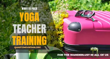 Essential Items to Pack for Yoga Teacher Training