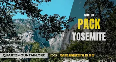 Essential Items to Pack for an Unforgettable Trip to Yosemite National Park