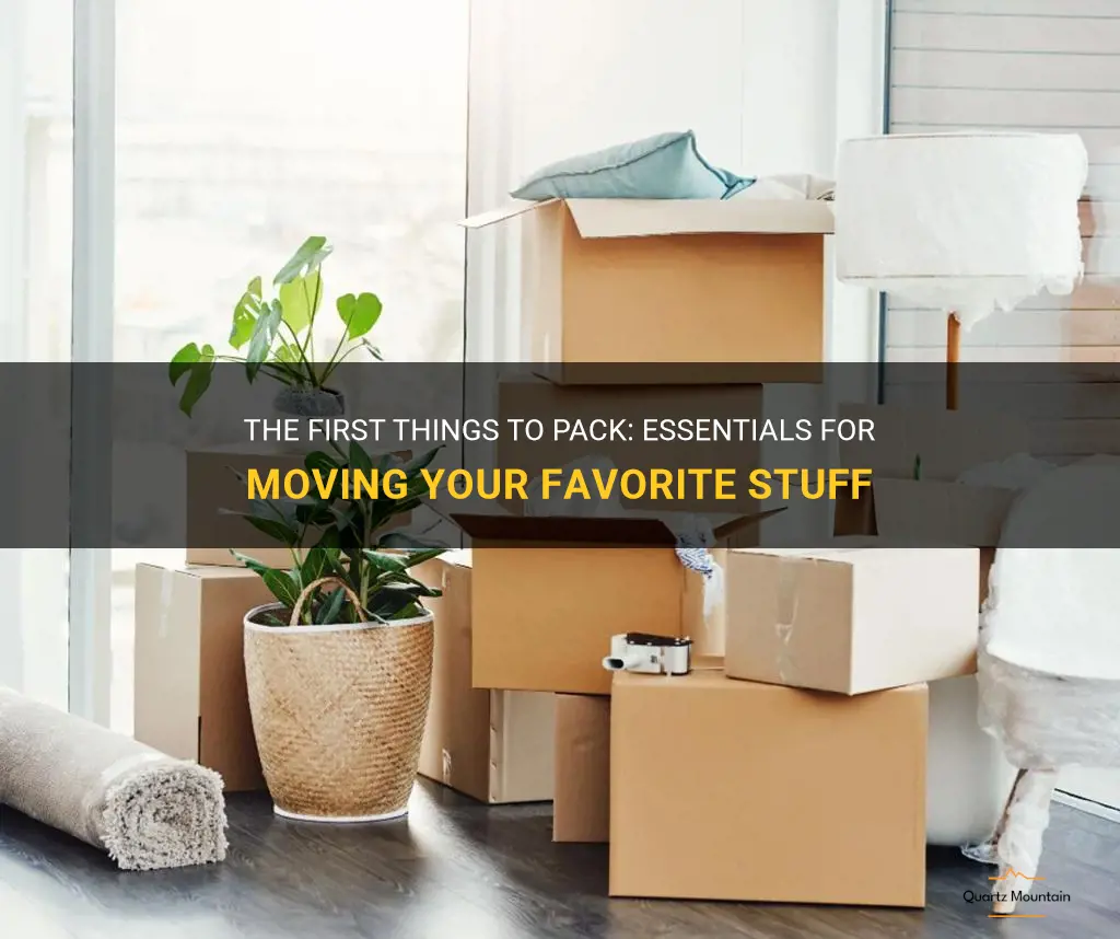 what to pack your favorite stuff first when moving