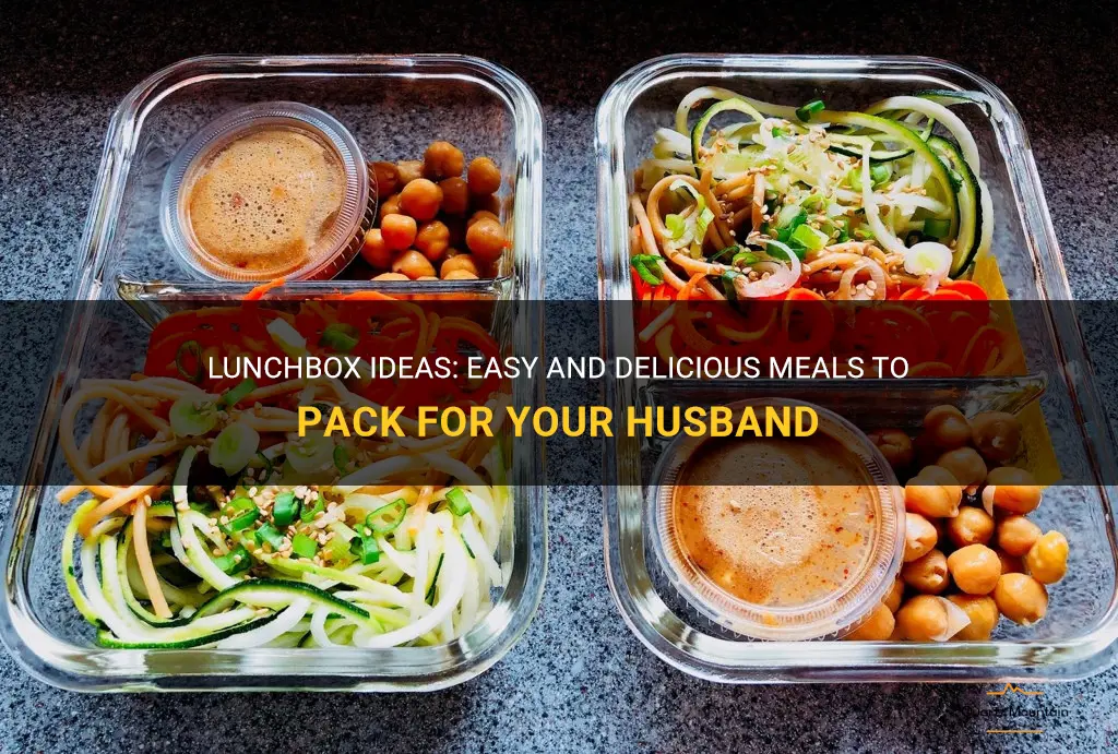 what to pack your husband for lunch