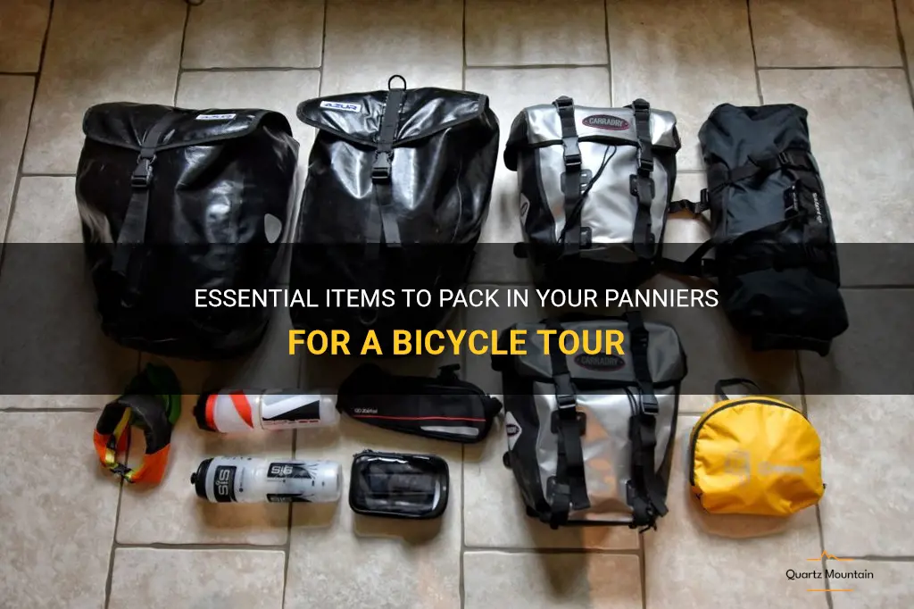 what to pack your in your pannieers