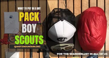Essential Items to Pack in a Day Pack for Boy Scouts