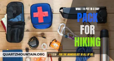 Essential Items to Pack in Your Day Pack for Hiking Adventures