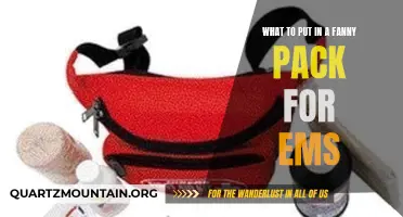 Essential Items to Pack in Your EMS Fanny Pack