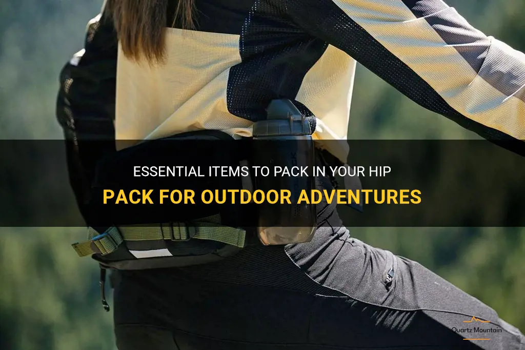 what to put in a hip pack