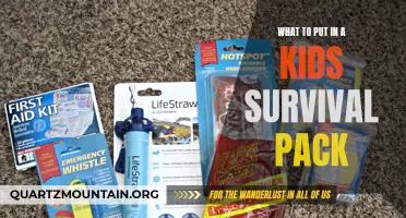 Essential Items for a Kids Survival Pack: A Comprehensive Guide