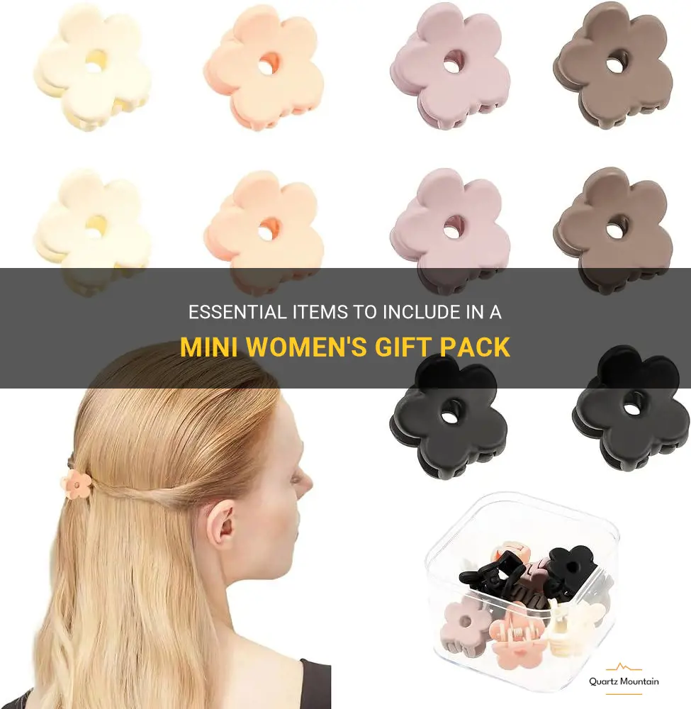 what to put in a mini women gift pack