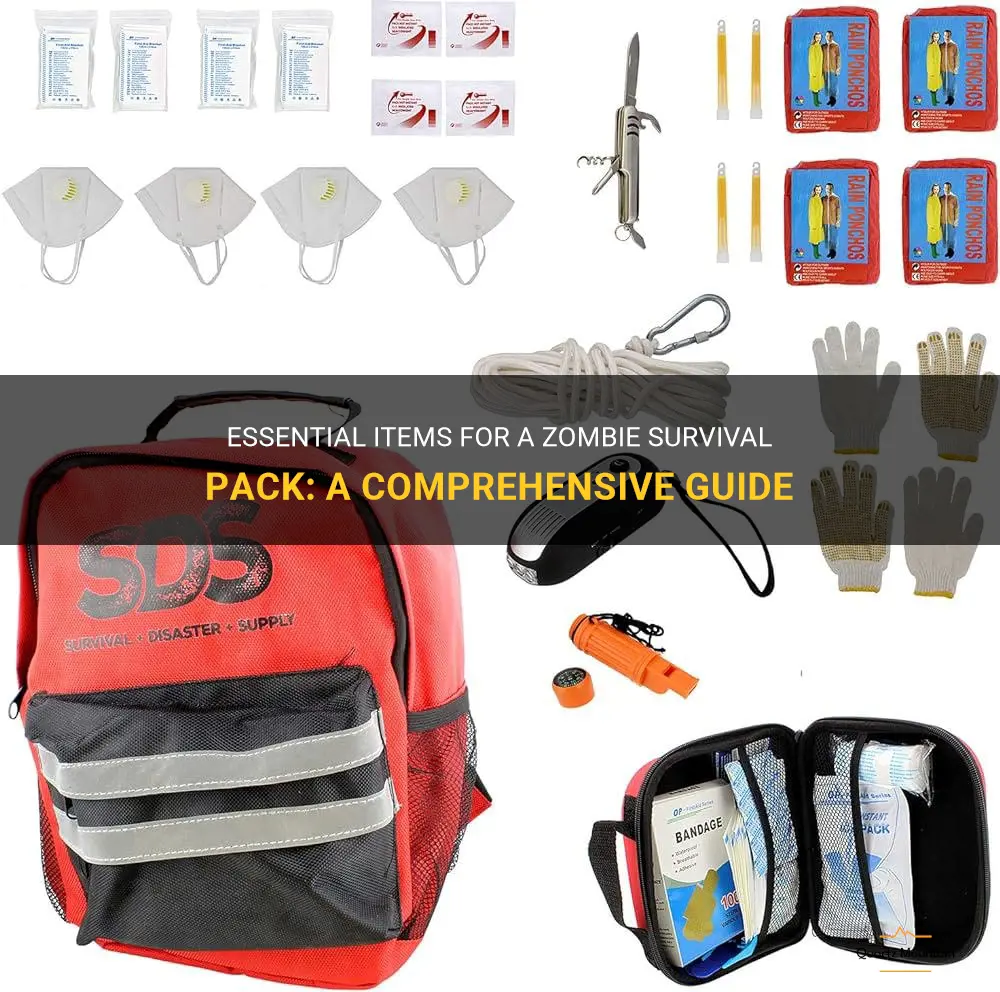 what to put in a zombie survival pack