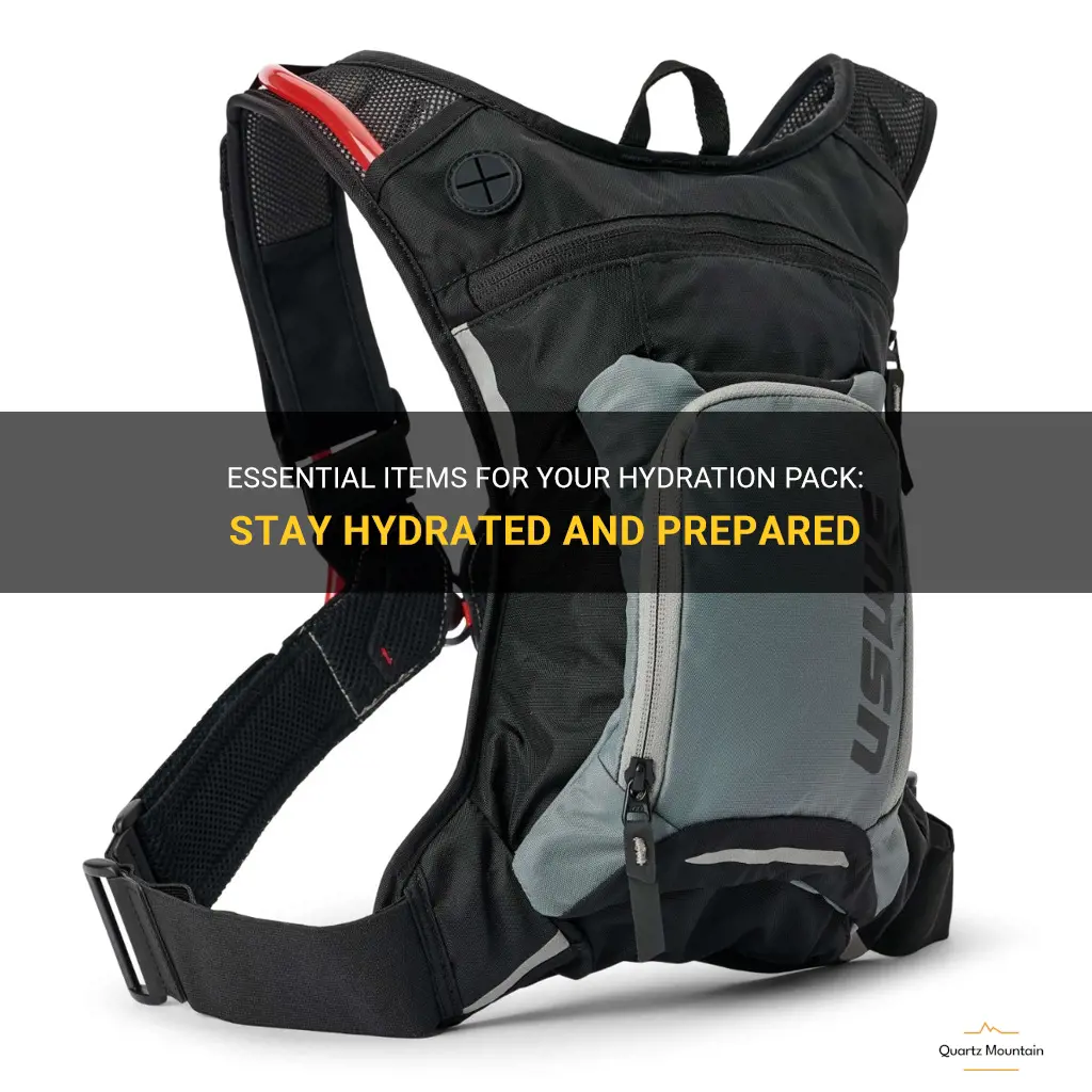 what to put in hydration pack